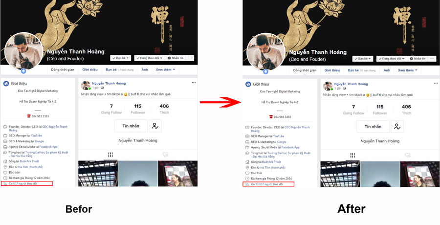 Cách tăng 5K follow trên facebook hiệu quả và nhanh chóng